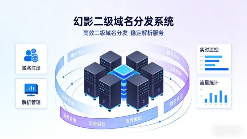 幻影二级域名分发系统-奇蛙小屋