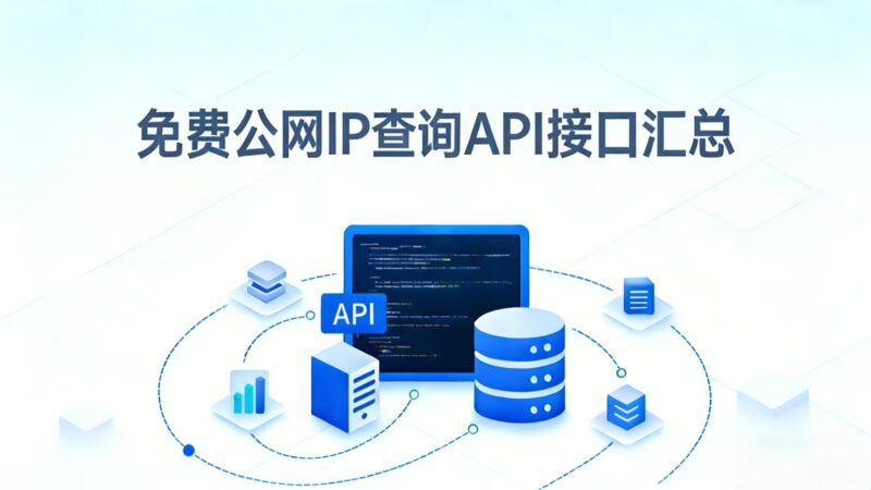 2026常用免费公网 IP 查询 API 接口汇总（国内外全收录）-奇蛙小屋