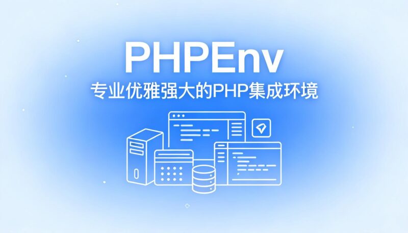 PHPEnv 集成环境 Windows 平台上最优雅的 PHP 模拟开发环境神器-奇蛙小屋